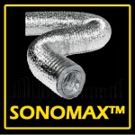 Gaine insonorisée ouate SONOMAX™ 125mm - 3m
