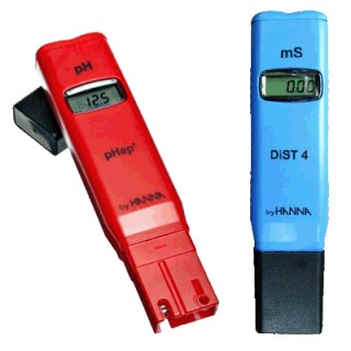 Lot de 2 testeurs Hanna PRO PH + EC Lot de 2 testeurs Hanna PRO PH + EC
